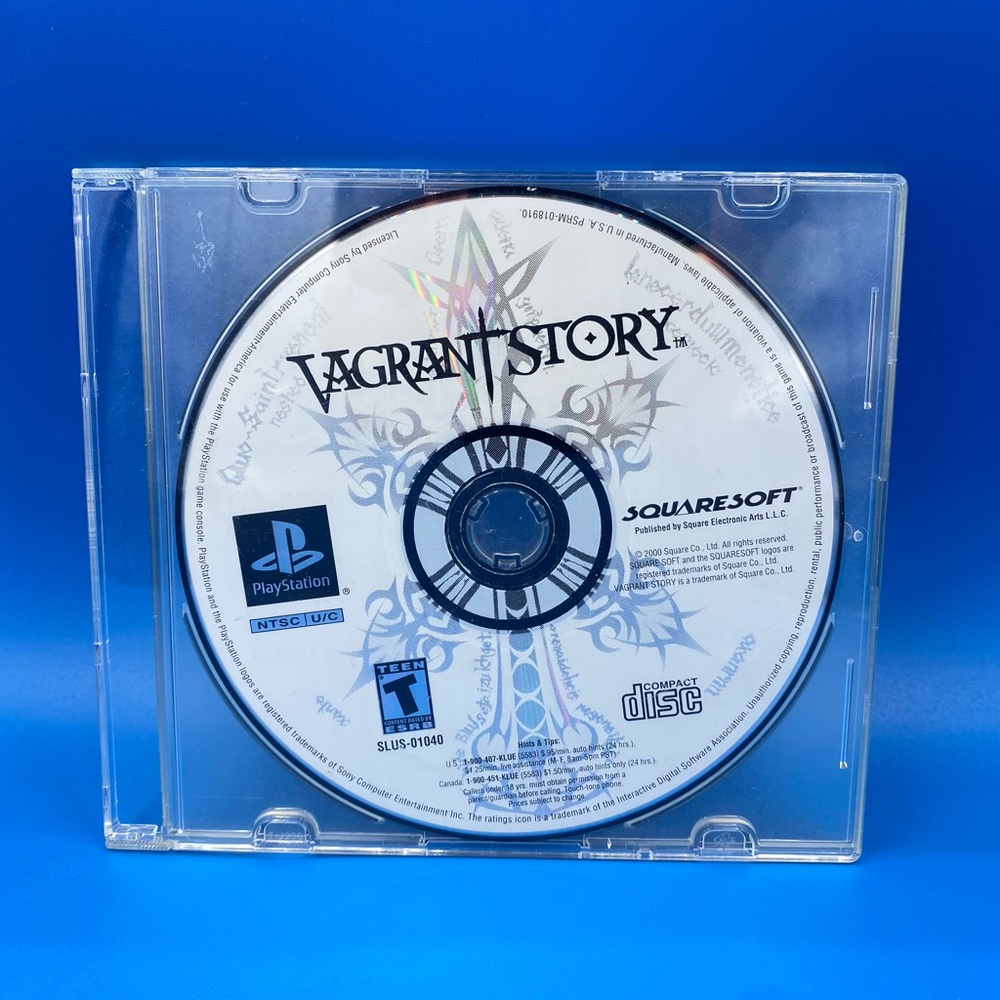 Vagrant Story (Sony PlayStation 1, 2000) PS1 Video Game - DISC ONLY - Tested